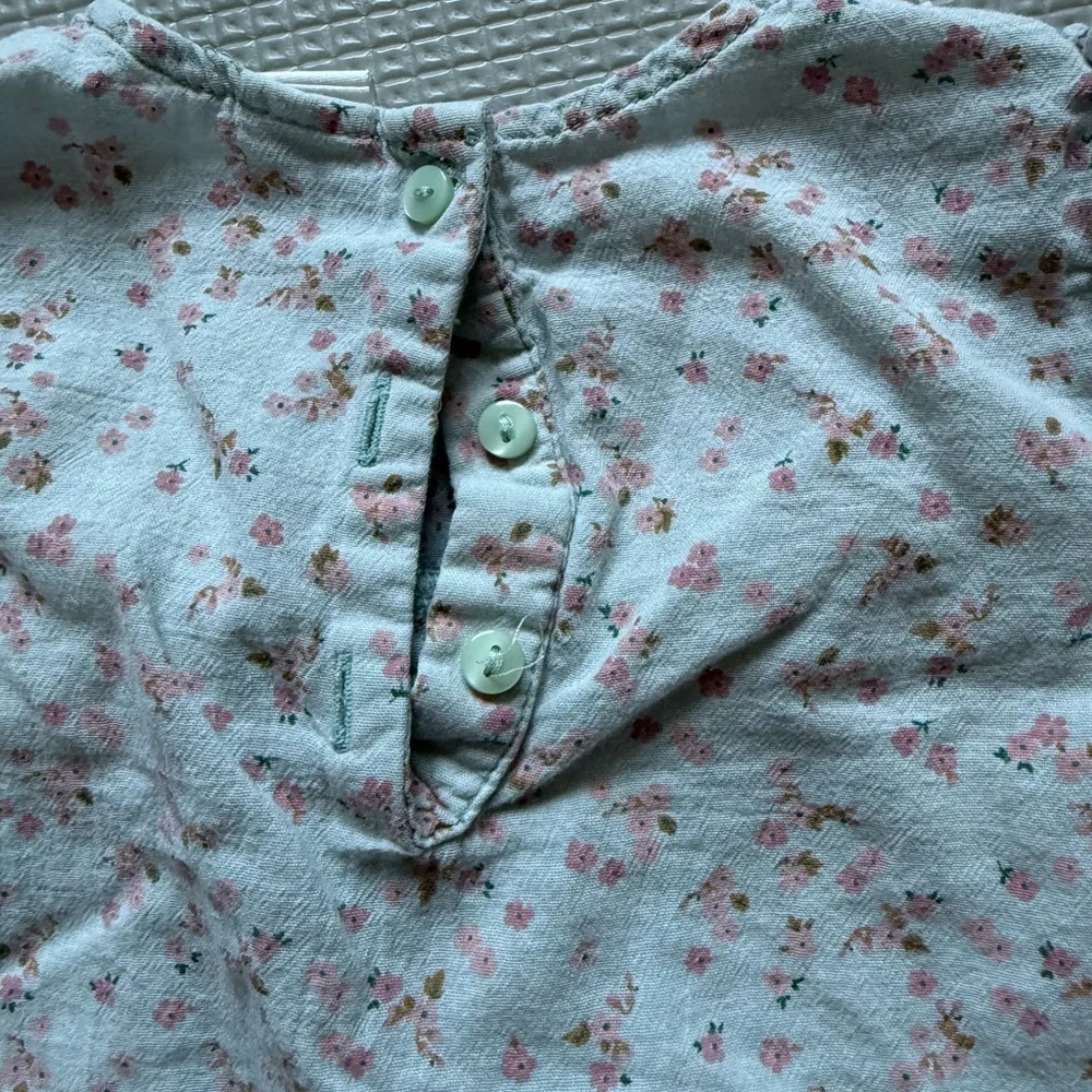 H&M|Baby girl/toddler long sleeve ditsy floral cottagecore dress w Ruffles•Boho